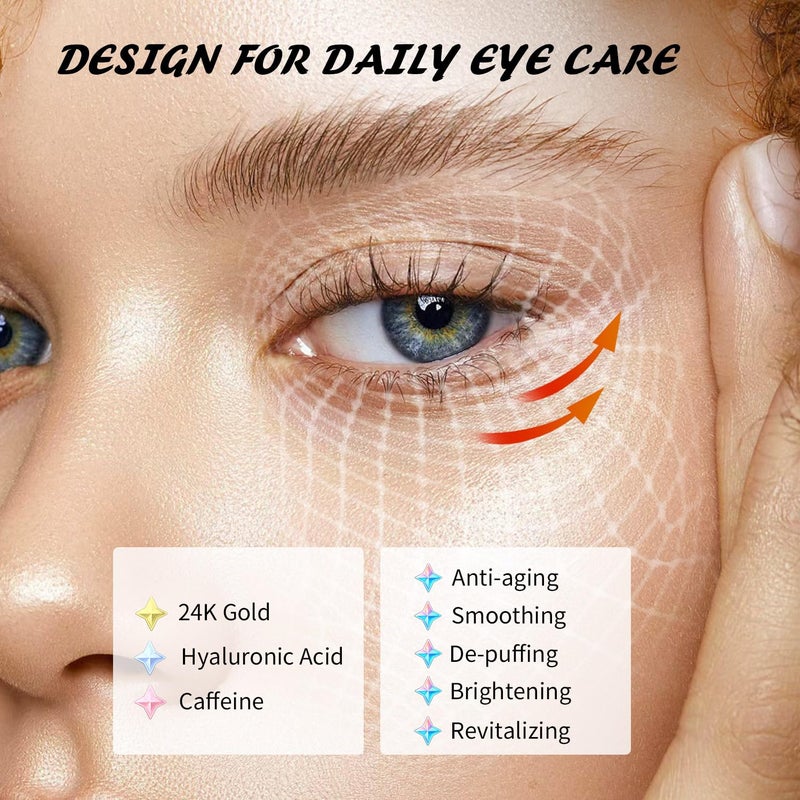 Maskiss Under Eye Patches (15 Pairs), Valentine's Day Gifts for Her, 3 Colors Eye Masks Gift Set for Dark Circles Puffy Eyes, Undereye Bags and Wrinkles, Vegan Skin Care Gifts for Teen Girls - Image 2