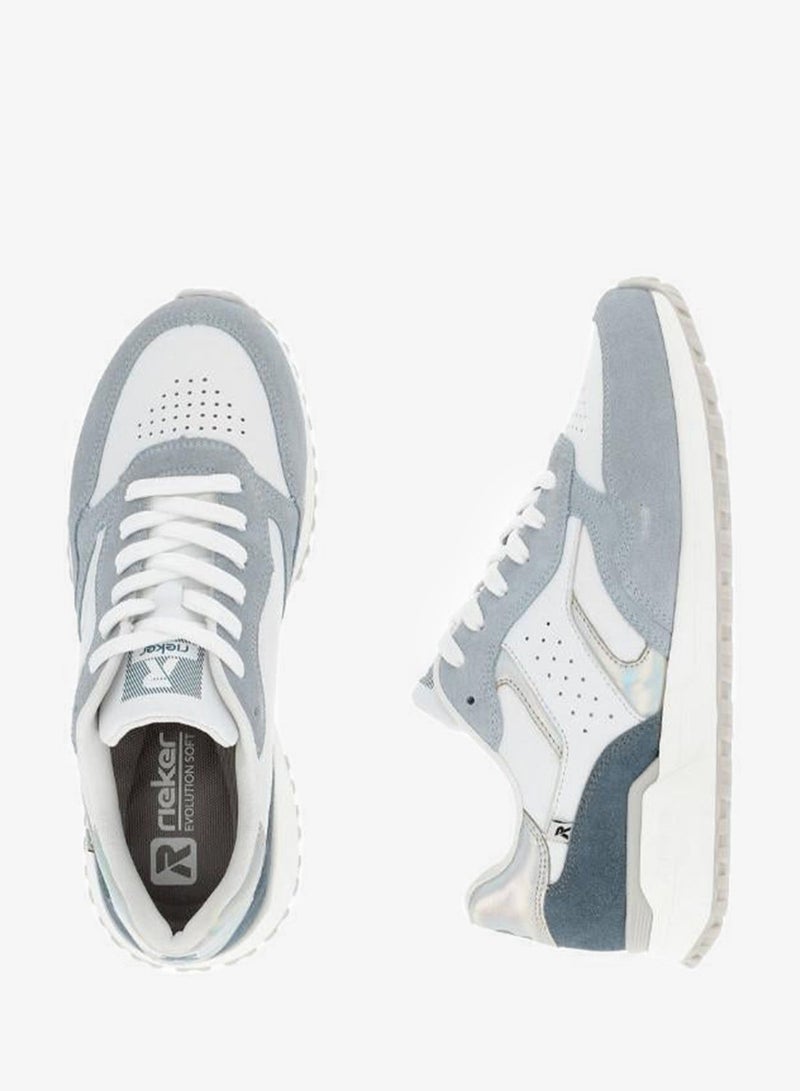 rieker 116-1160 Rieker Ladies Casual Shoes Evolution W0607-81 Blue Multi - Image 2
