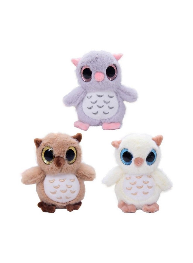 Tickles Cute Owl Soft Stuffed Plush Animal Toy For Kids Girls & Boys Children Birthday Gifts (Color: Brown Size: 20 Cm) - Image 3