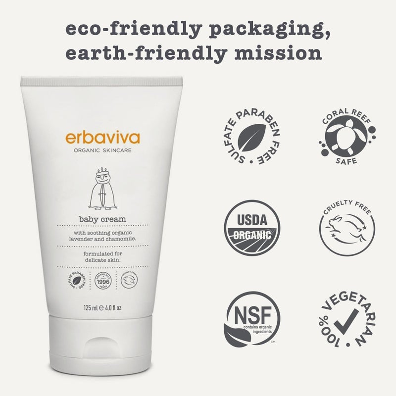 erbaviva Baby Cream, 4 Fl Oz - Image 3