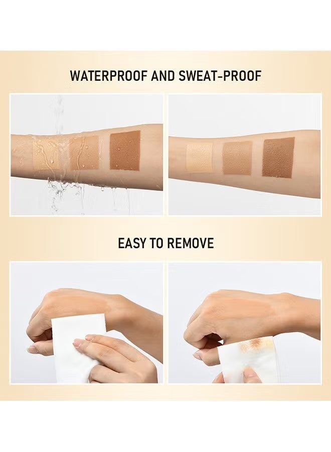 lakerain Leg Makeup Waterproof No Transfer, Leg Vein Cover Up Makeup For Varicose Veins Waterproof Black Skin, Leg And Body Scar Cover Up Makeup For Tattoo Cover Up, Even Skin Tone (Fairest Glow, 30ML) - Image 5