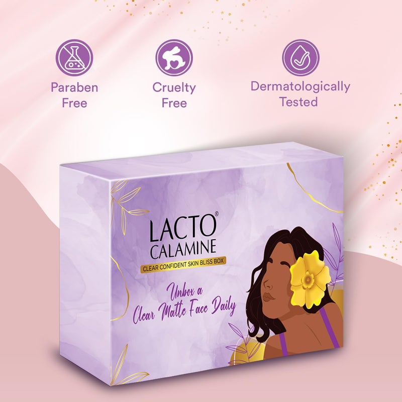 Lacto Calamine مجموعة العناية بالوجه من لاكتو كالمين للنساء غسول وجه واقي شمس مناديل مبللة تونر لوشن للوجه عبوة من 5 منتجات مميزة هدايا ديوالي للعائلة والأصدقاء - Image 5