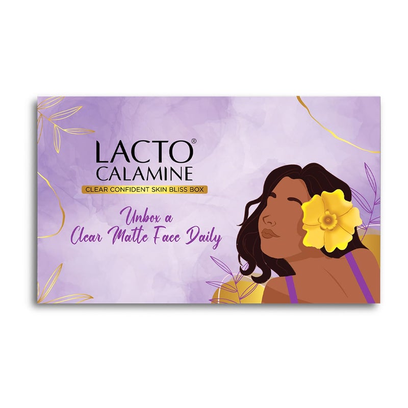 Lacto Calamine مجموعة العناية بالوجه من لاكتو كالمين للنساء غسول وجه واقي شمس مناديل مبللة تونر لوشن للوجه عبوة من 5 منتجات مميزة هدايا ديوالي للعائلة والأصدقاء - Image 1