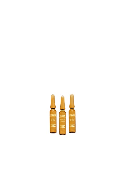 ISDIN Isdinceutics Instant Flash Firming and Lifting Serum for Face with Antioxidants and Hyaluronic Acid - 5 ampoules, 0.06FL OZ x 5