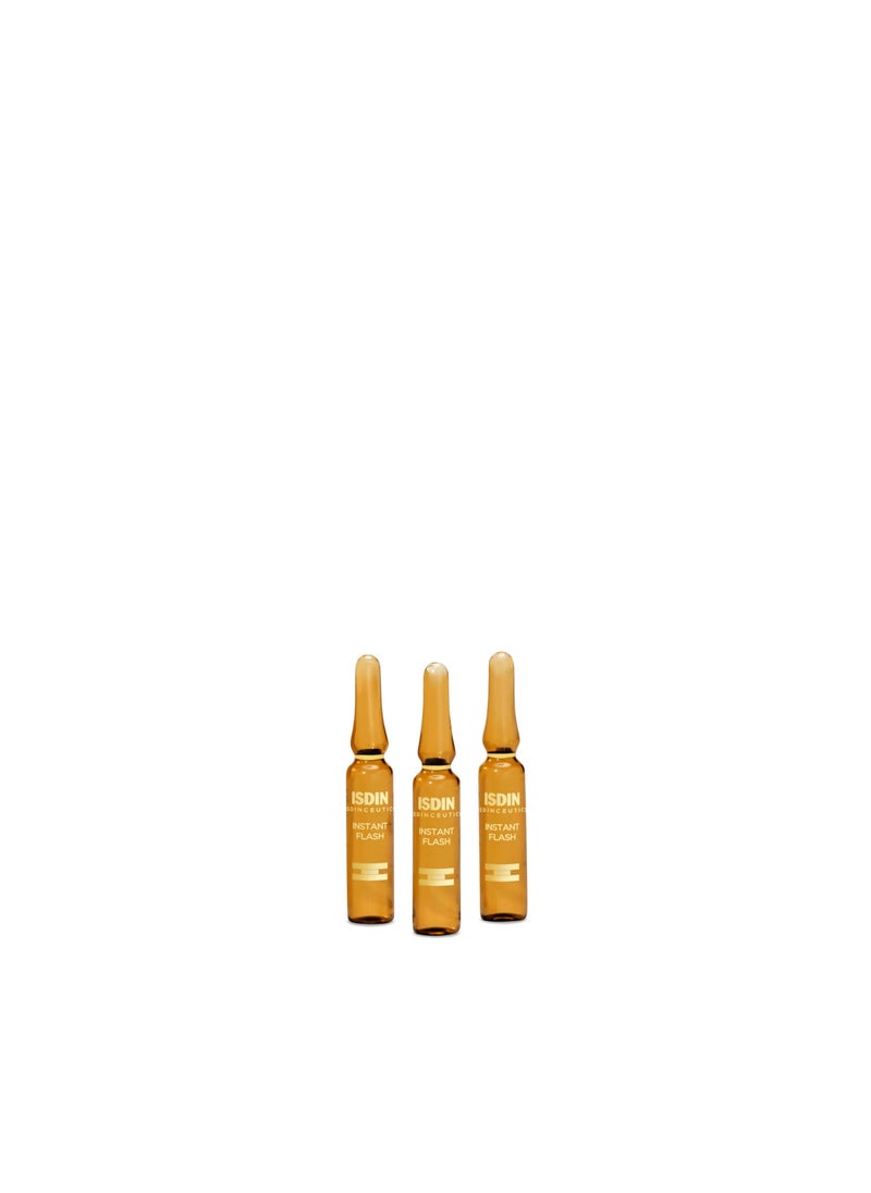 ISDIN ISDIN Isdinceutics Instant Flash Firming and Lifting Serum for Face with Antioxidants and Hyaluronic Acid - 5 ampoules, 0.06FL OZ x 5 