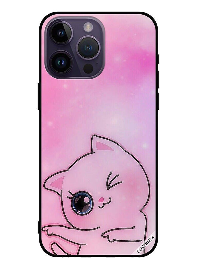 Covernex Protective Case Cover For Apple iPhone 14 Pro Max Go This Way Kitten - Image 1