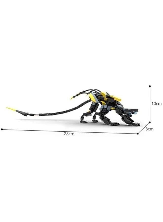 Horizoon Stalker Monster Building Block Toys, Zero Dawn Battle Beast Action Figure DIY Mecha Model, Fan Collectibles, Suitable for 8+ Adults Boys Girls Birthday Gifts (488PCS) - Image 3