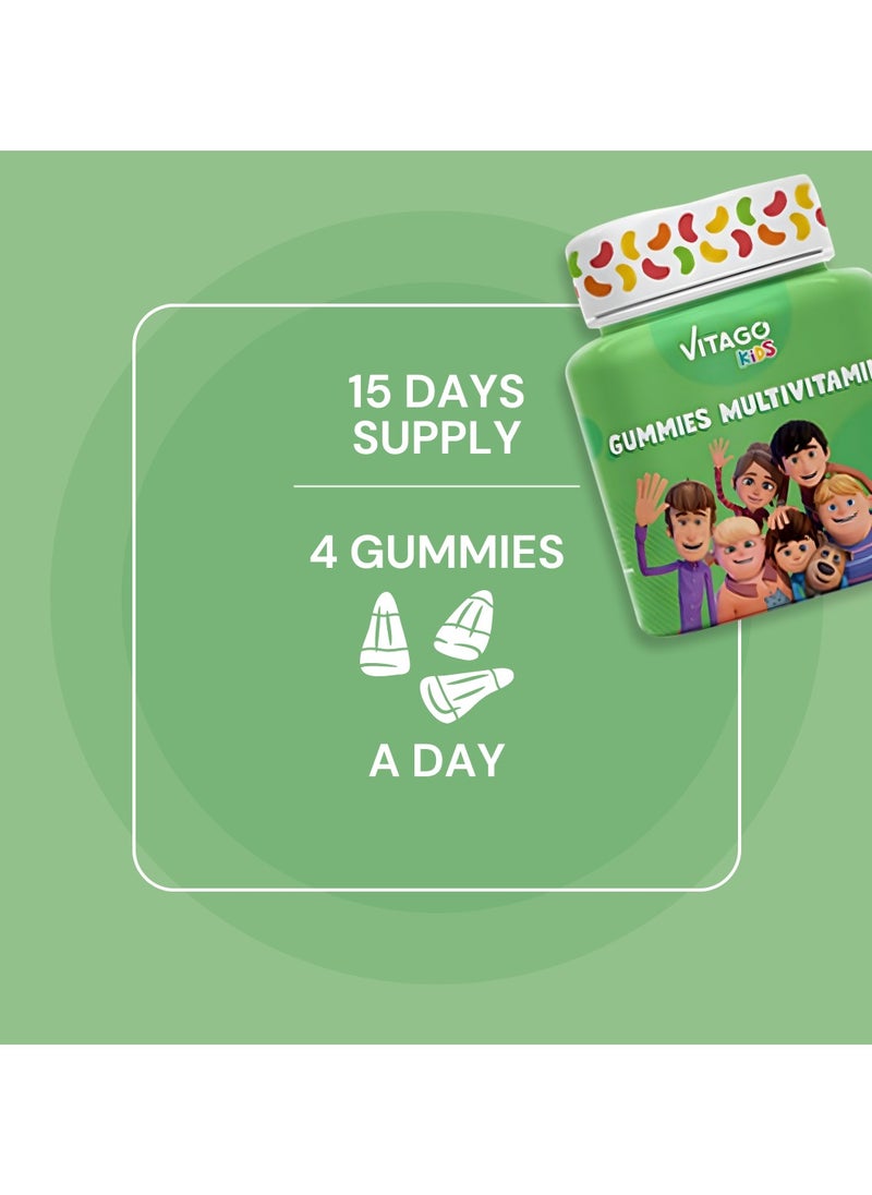 VITAGO - Kids Multivitamin Gummies - 60 Gummies - Image 1