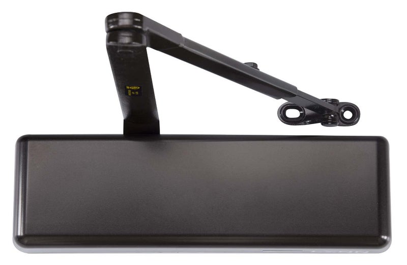LYNN HARDWARE Extra Heavy Duty Commercial Door Closer DC9016 Automatic Door Closer SurfaceMounted Auto Door Closer Size 16 Commercial Door Closer Heavy Duty for Heavy Traffic Areas Dark Bronze