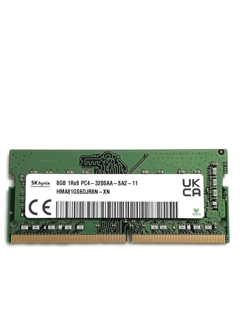 Generic SK Hynix 8GB SODIMM DDR4 3200 PC4 1Rx8 HMA81GS6DJR8N-XN SO-DIMM Laptop RAM Memory for Dell HP Lenovo and Other Systems  - Image 1