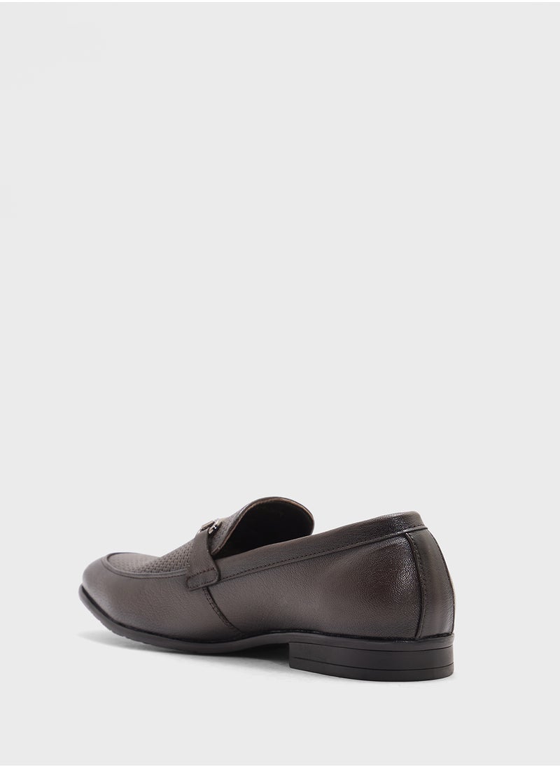 Robert Wood Genuine Leather Formal Slip Ons  - Image 2