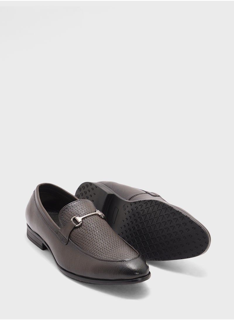 Robert Wood Genuine Leather Formal Slip Ons  - Image 3