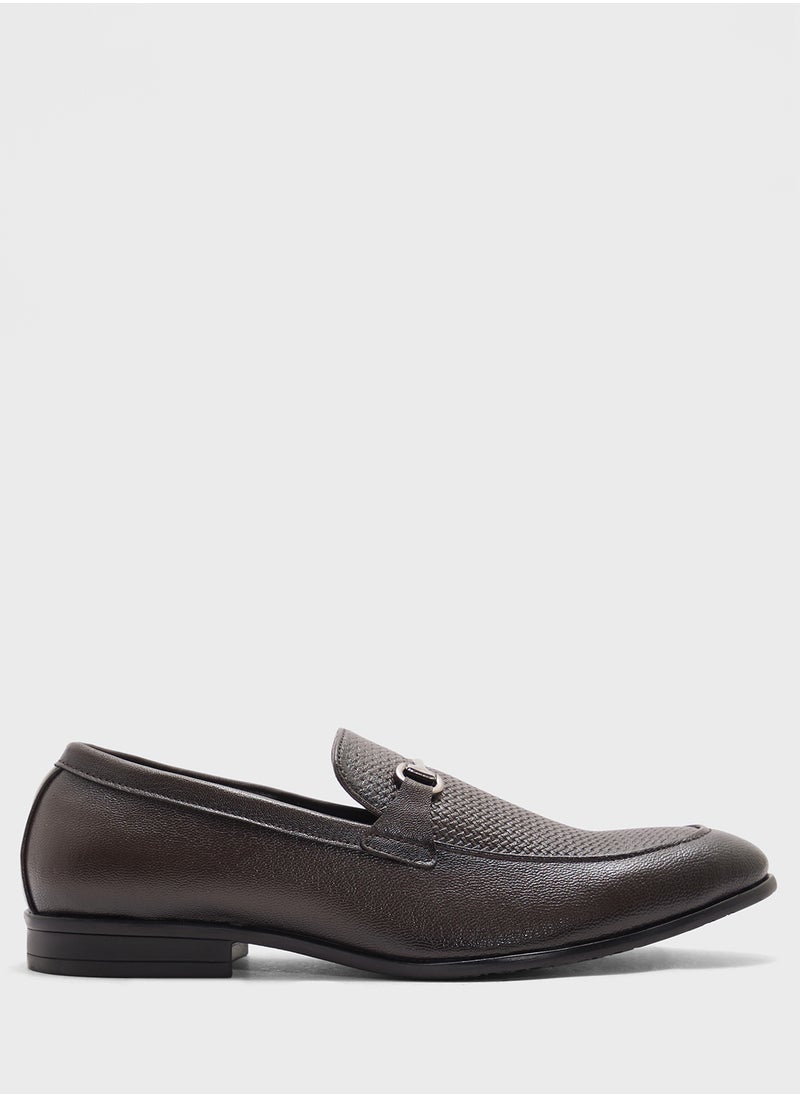 Robert Wood Genuine Leather Formal Slip Ons  - Image 1