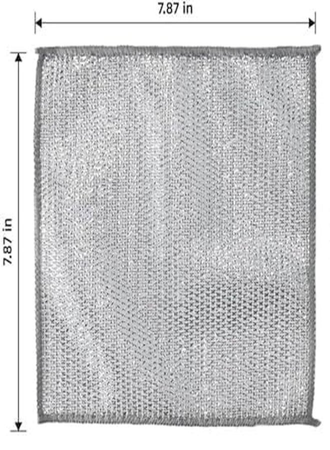 AYUS Dish Washing Cloths for Kitchen Dishes, Super Claning Dish Rags, Cleaning Cloths 8x8 Inches (Non-Scratch Wire Dish Cloth, 25, Count) - Image 3