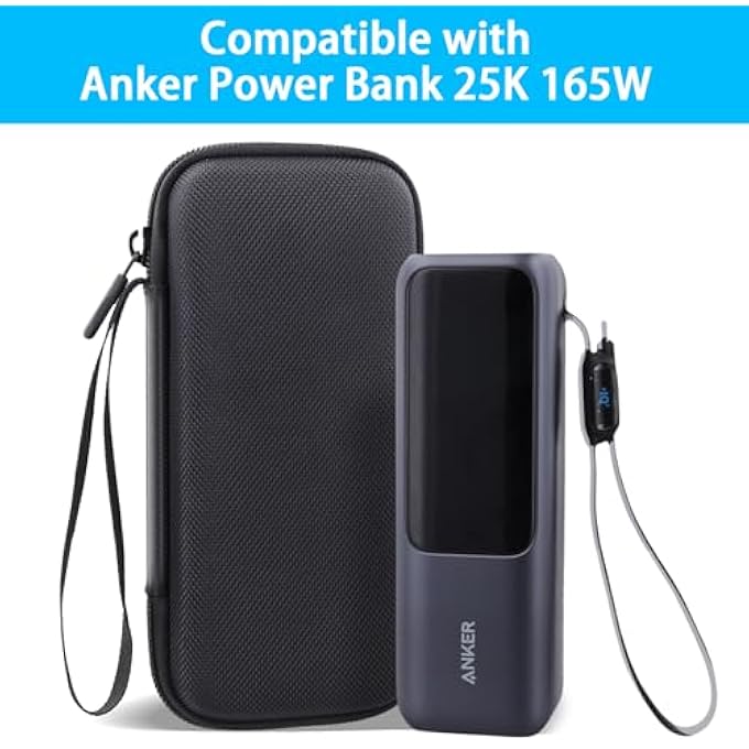 rayihni FOR ANKER ZOLO POWER BANK 25,000MAH 165W HARD TRAVEL CASE FITS A1695 ULTRA-FAST PORTABLE LAPTOP CHARGER FAST CHARGING BATTERY PACK,CASE ONLY - Image 3