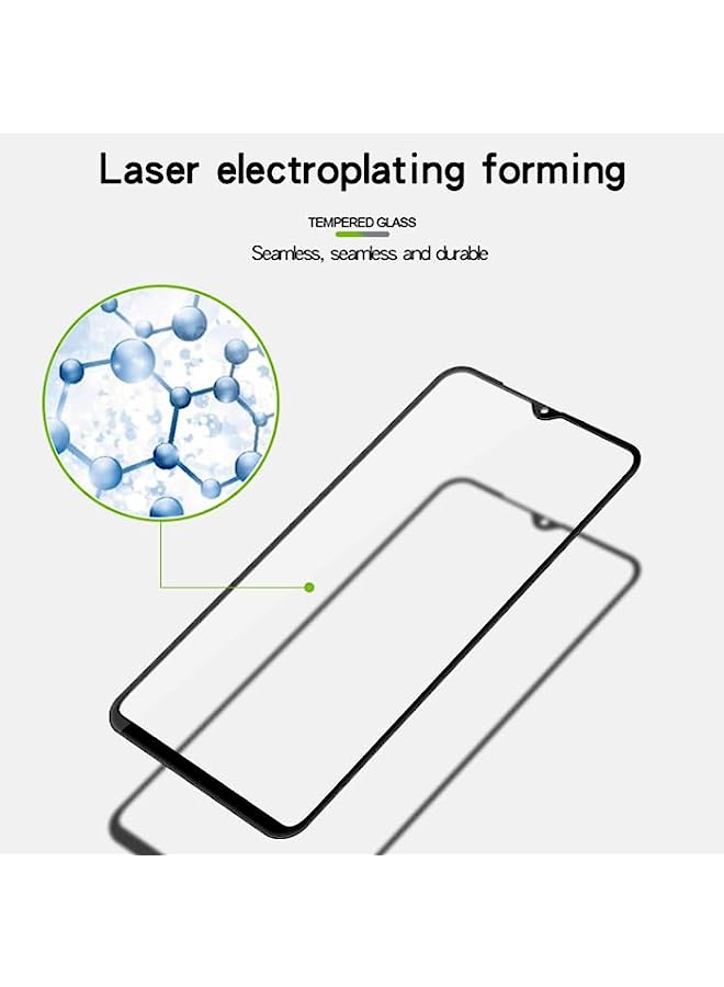 MOFI Tempered Glass Screen Protector Compatible MOFI 9H 3D Explosion-proof Curved Screen Tempered Glass Film for Galaxy A30 Black - Image 4