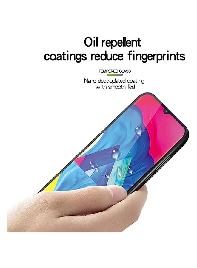 MOFI Tempered Glass Screen Protector Compatible MOFI 9H 3D Explosion-proof Curved Screen Tempered Glass Film for Galaxy A30 Black - Image 5