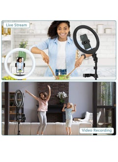 TYCOM TyCom 10 inch Selfie Ring Light with Tripod Stand, USB Selfie Ring Light for Live Stream/Makeup/YouTube/TikTok Video Recording/Photography  - Image 4