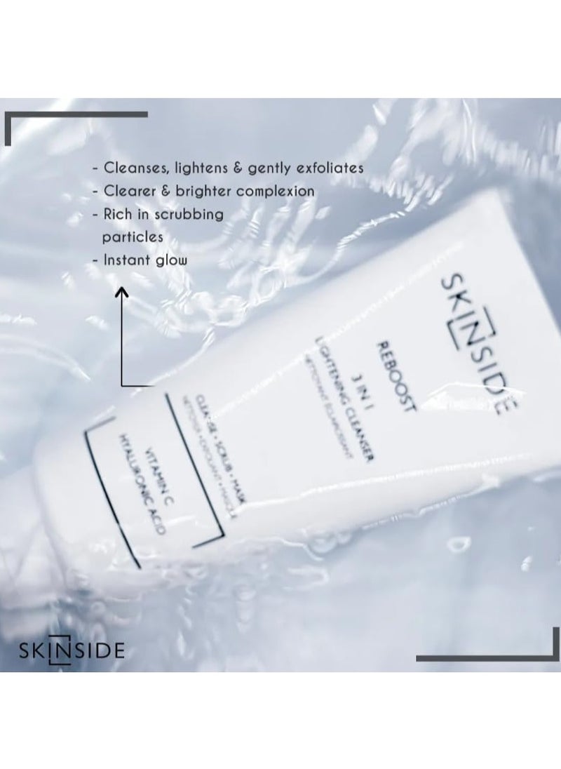 Skinside Reboost 3 in 1 Lightening Cleanser - 150Ml  - Image 4
