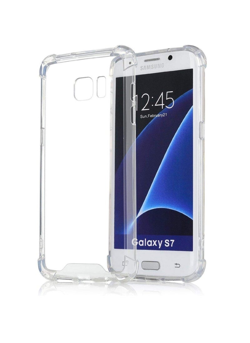 Generic - samsung Galaxy s7 edge - Anti-Burst case king kong armor protection - clear - Image 1