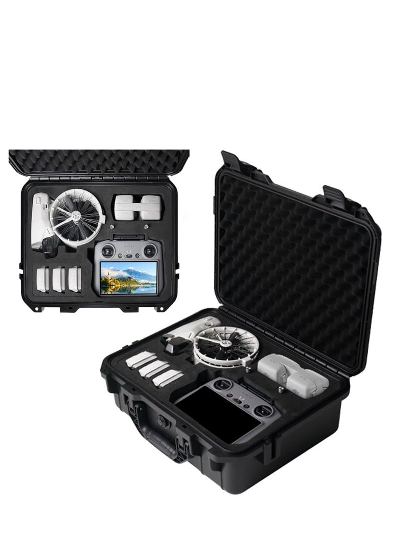 Waterproof Hard Case for DJI Flip, Drone Waterproof Hard Carrying Case, Compatible with 7 Batteries and Other Flip Accessories, Drone Accessories for DJI Flip and RC2/RC/RC-N3/N2/N1 - Image 1