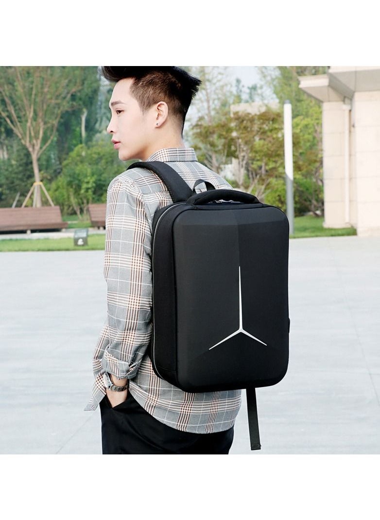 Anti theft Smart 15.6” Hard shell Laptop Backpack, waterproof bag, Business Travel Bag, Computer Bag, men's large capacity Backpack wth Aux, USB port and password Lock features