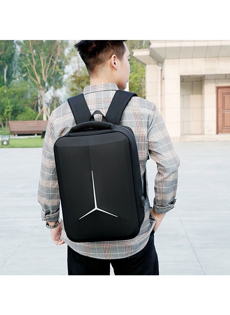 Anti theft Smart 15.6” Hard shell Laptop Backpack, waterproof bag, Business Travel Bag, Computer Bag, men's large capacity Backpack wth Aux, USB port and password Lock features