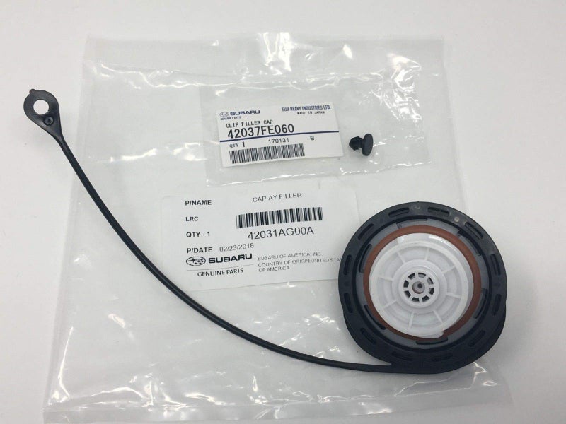Subaru Fuel Tank Gas Cap and Clip for 20052009 Legacy Outback and 20102012 Tribeca Genuine OEM