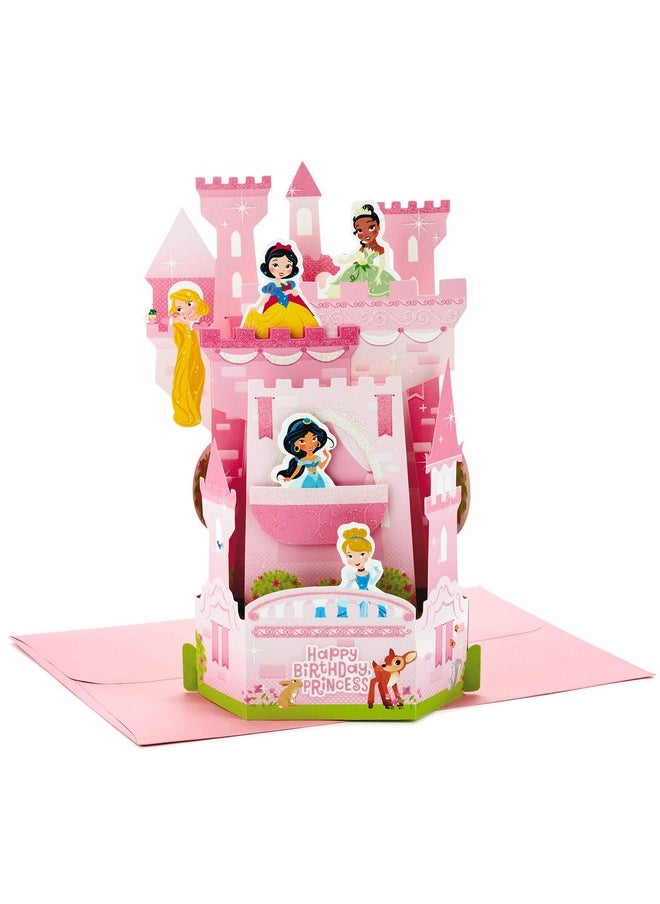 Hallmark Hallmark Paper Wonder Disney Princess Pop Up Birthday Card for Kids (Castle) 