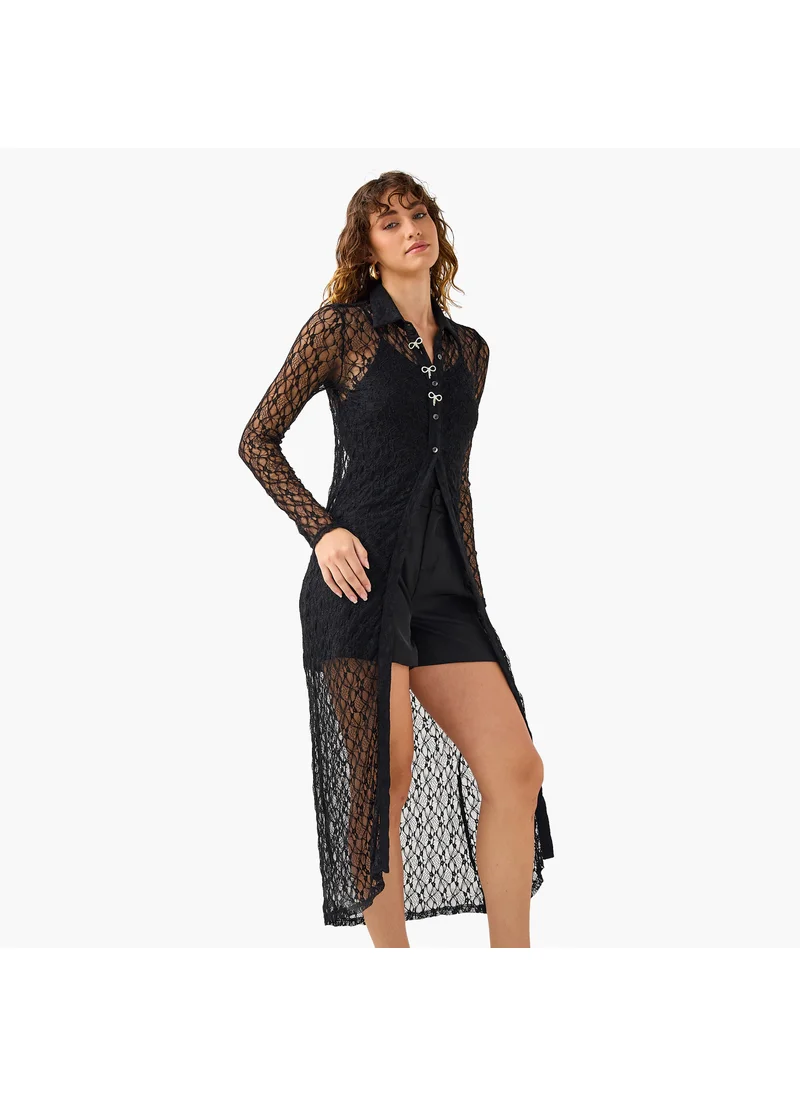 تواكستريمز 2Xtremz Lace Longline Dress