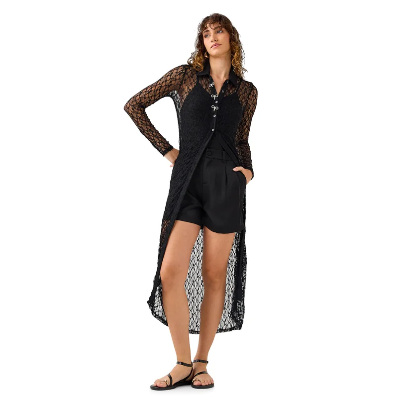 2Xtremz 2Xtremz Lace Longline Dress