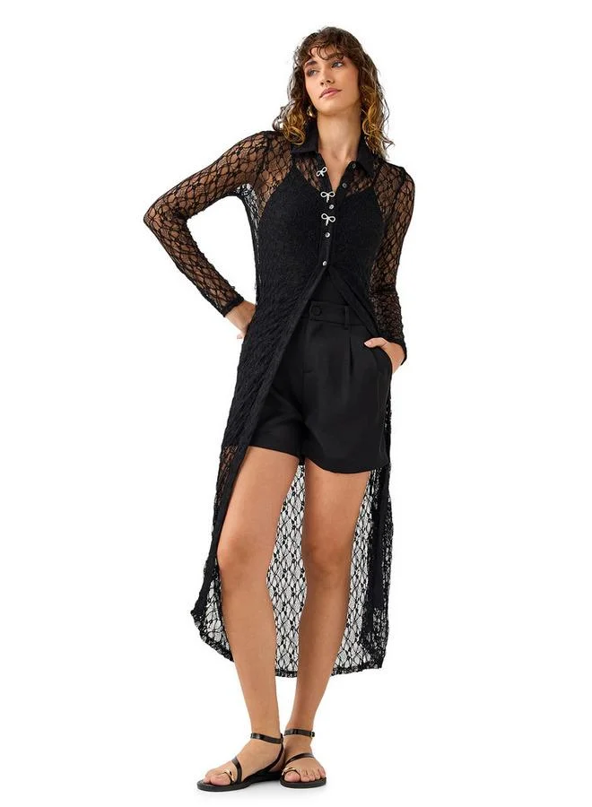 2Xtremz 2Xtremz Lace Longline Dress