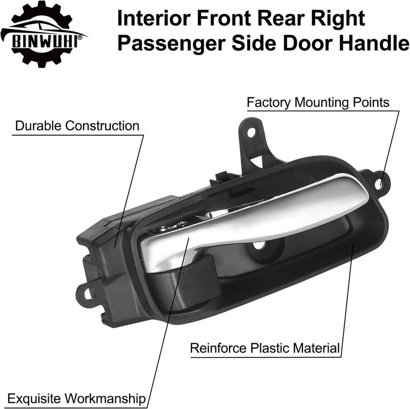 BINWUHI Interior Door Handle for Nissan Altima, Pathfinder, Titan, Murano (2013-2017) - Image 4