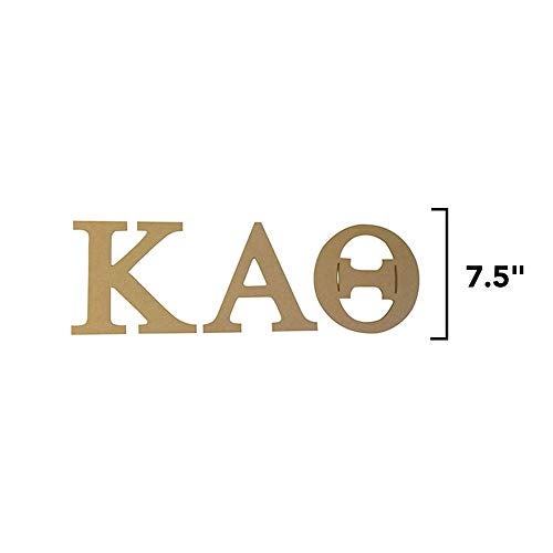 Desert Cactus Kappa Alpha Theta Sorority 7.5 Unfinished Wood Wooden Letter Set - Image 2