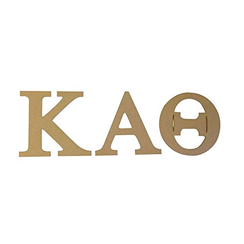 Desert Cactus Kappa Alpha Theta Sorority 7.5 Unfinished Wood Wooden Letter Set - Image 1