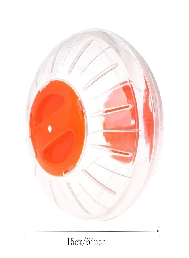 CHUQIANTONG Hamster Exercise Ball Silent Hamster Wheel Small Animals Transparent Ball for Dwar Rat Relieves Boredom and Increases Activity (6 inch, Clear) - Image 3