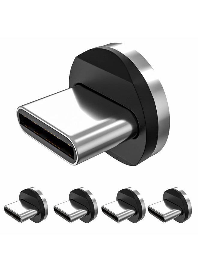 Terasako Magnetic Connector Tips Head for Type C Android Devices (5 Pack), Magnetic Phone Cable Adapter for Samsung Galaxy S8 S8 Plus, Google Pixel/Pixel XL, Nexus 6P/5X, OnePlus  - Image 1