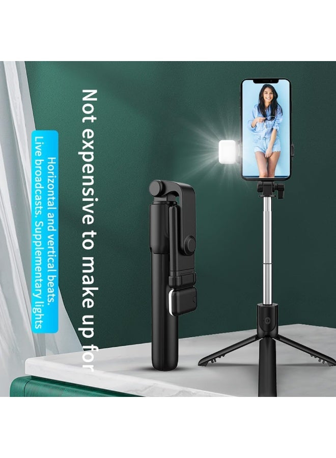 RESONIX Selfie Stick Tripod with Fill Light and Wireless Remote, Extendable Portable Phone Holder Stand, Compatible with 4.7 to 6.5 Inch Smartphones - Image 2