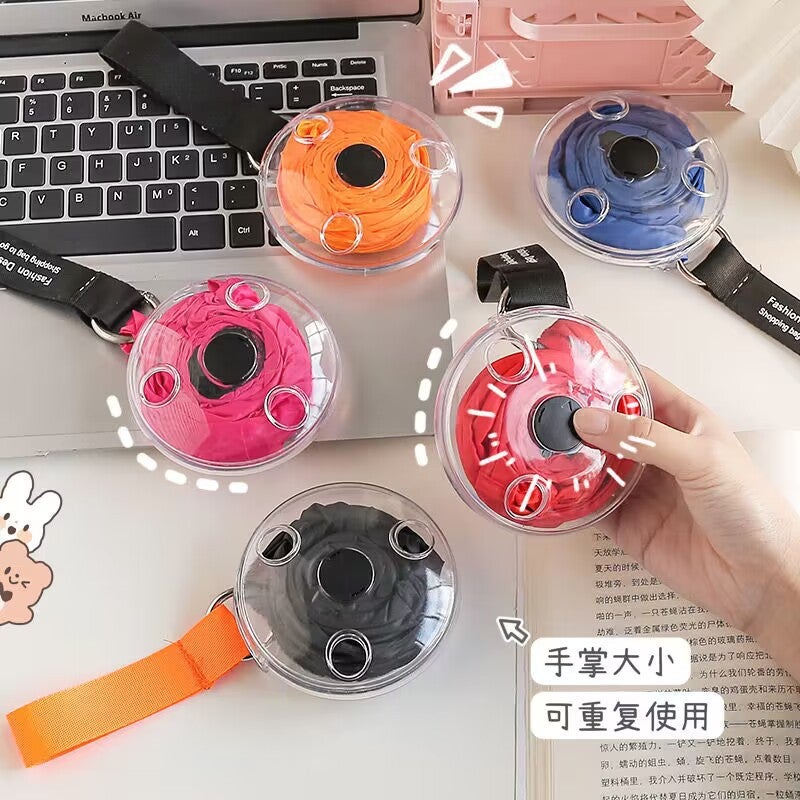 Portable Multifunctional Round Shopping Bag - Image 1