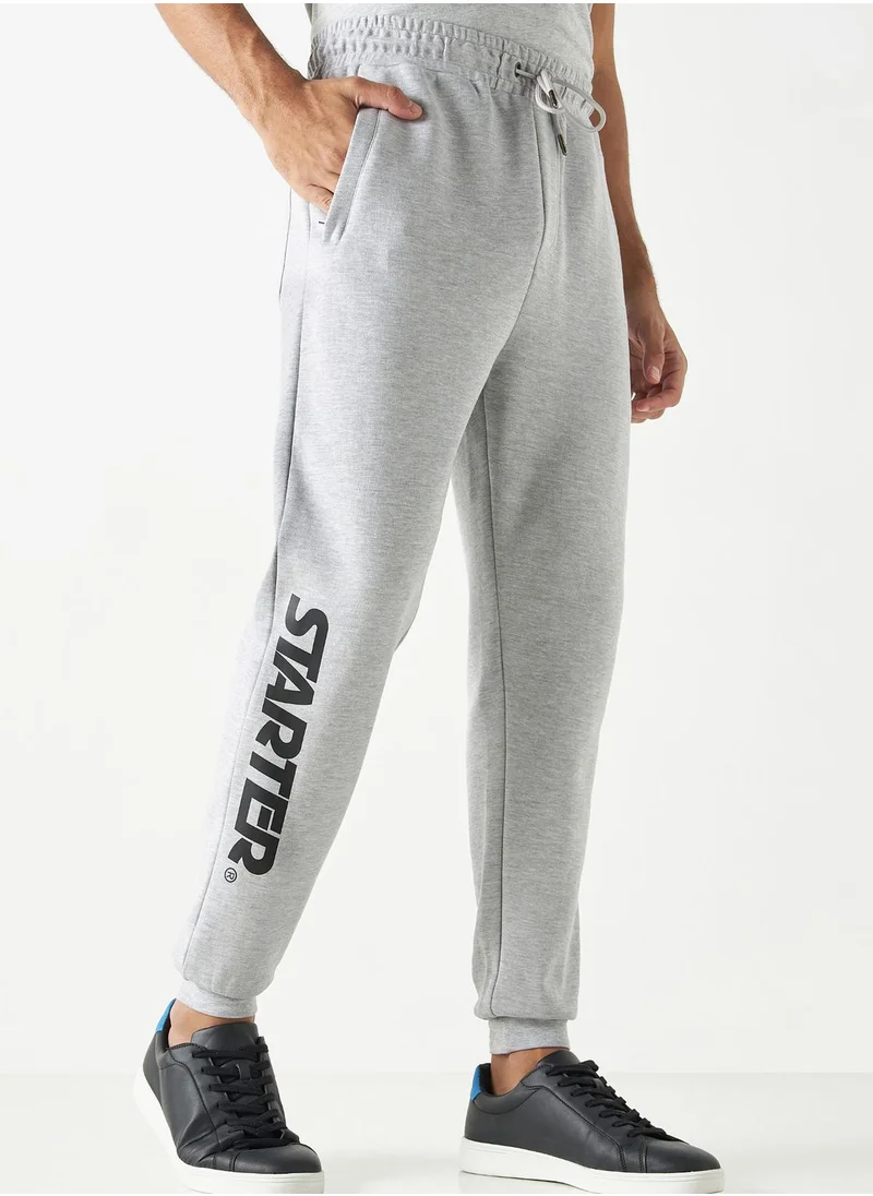 STARTER Slogan Elasticated Sweatpants