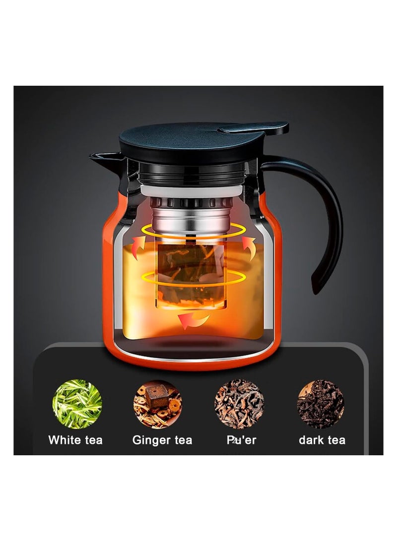 Teapot with Strainer Insert 0.8 L Thermal Steel Teapots - Image 4