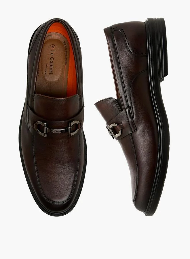 Le Confort Men Leather Slip-On Loafers