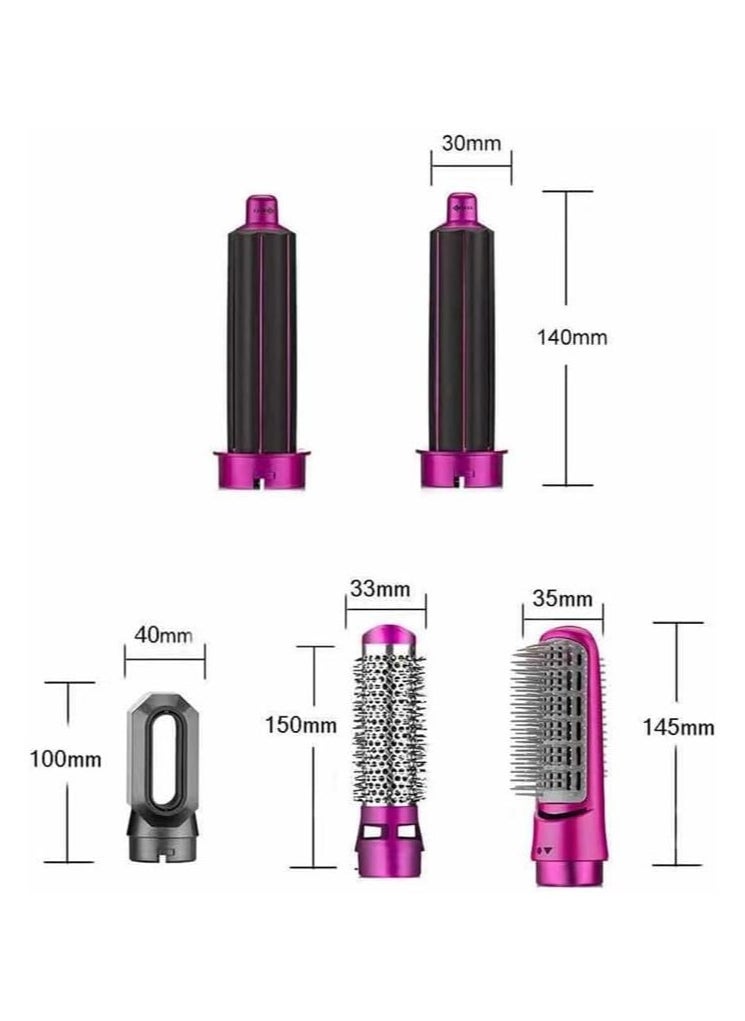 General - Magic Styler 5 in 1 Automatic Wrap Curler Airstyler, Automatic Wrap curler with accessories Hot Air Comb Automatic curler Multi-function curling - Image 1