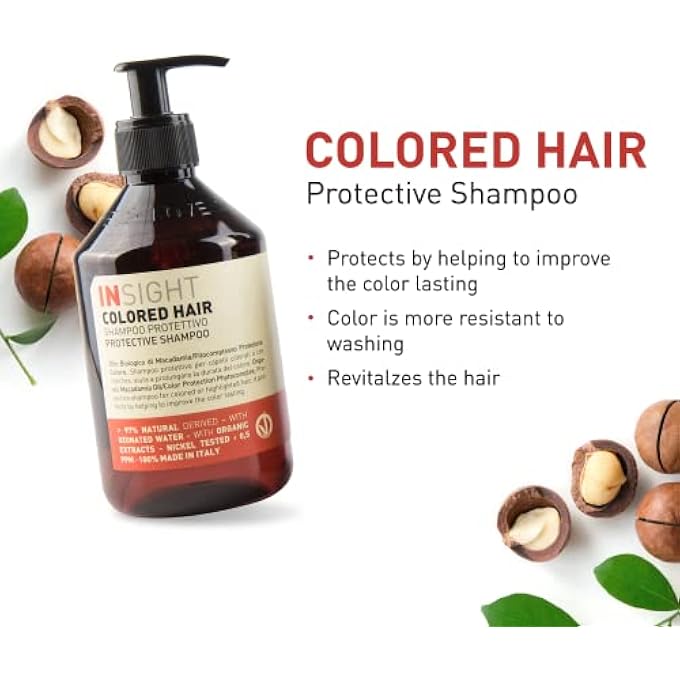 Insight COLORED HAIR PROTECTION SHAMPOO, 400ML - Image 3