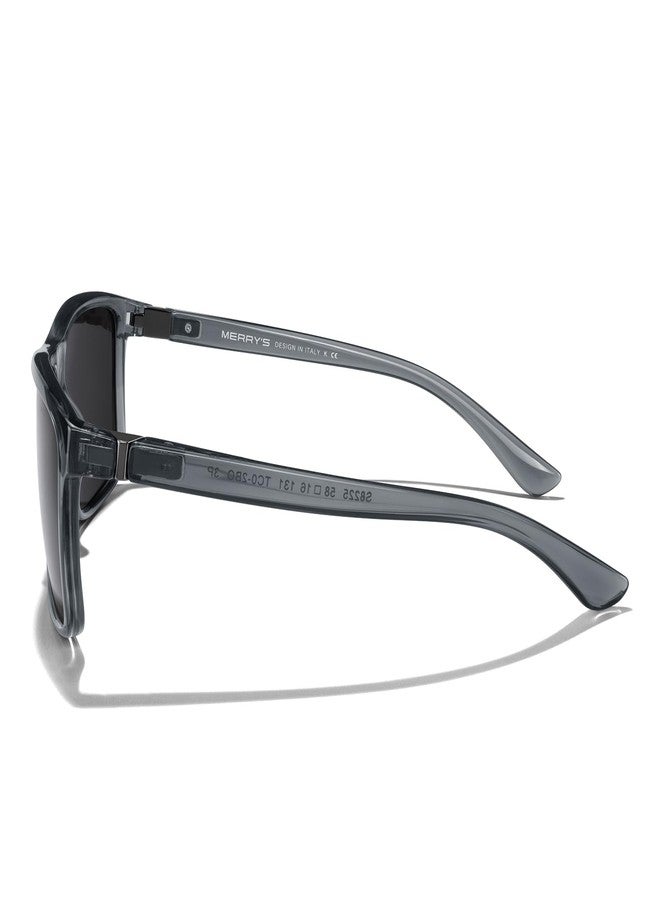 MERRY'S Rectangular Polarized Sports Sunglasses for Men Women Cycling Driving Fishing UV400 Protection S8225 - Image 3