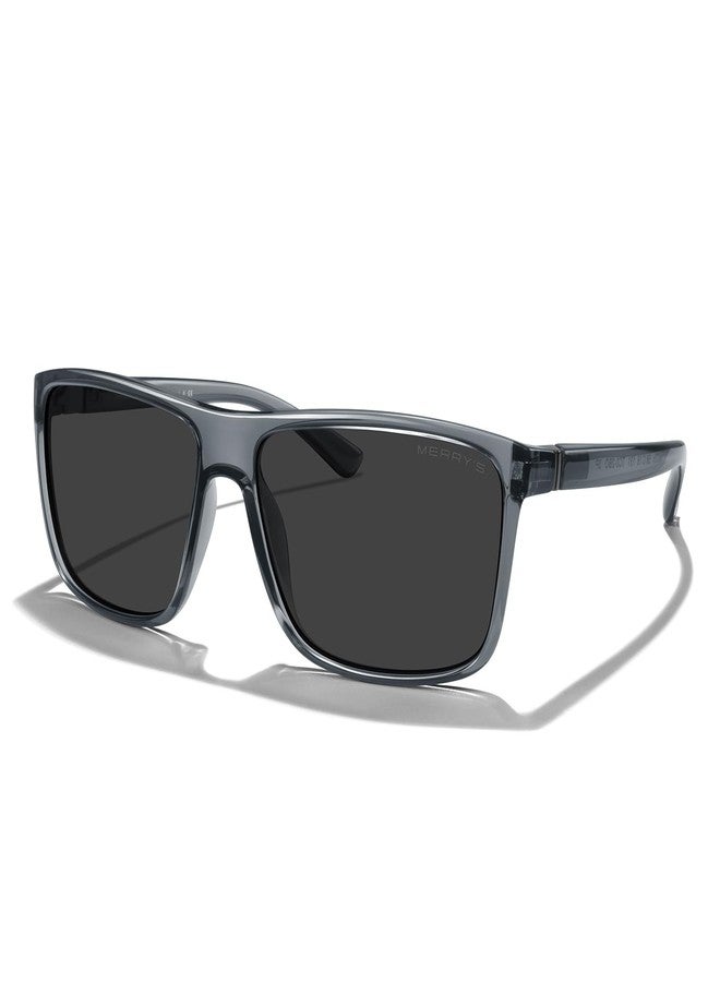 MERRY'S Rectangular Polarized Sports Sunglasses for Men Women Cycling Driving Fishing UV400 Protection S8225 - Image 1
