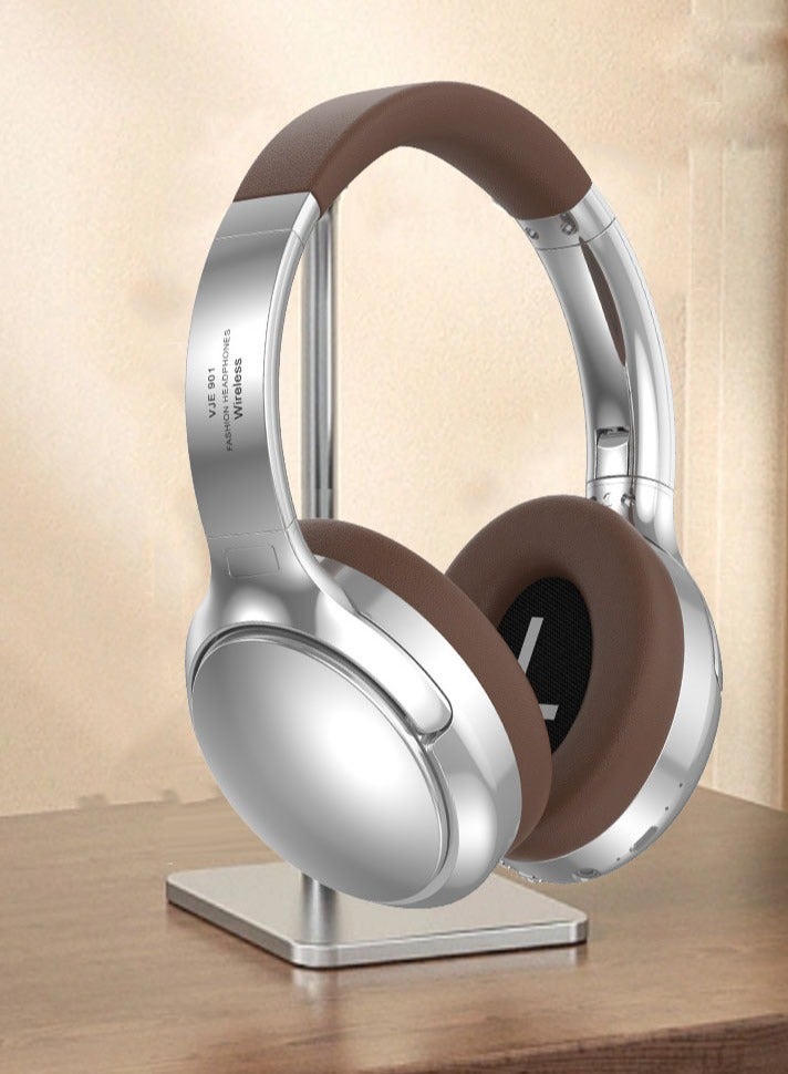 Retro Style Wireless Bluetooth Headset - High-Appearance Level Metal Headset, Universal Wireless Headset for Mobile Phone and Computer, Ideal for Sports and Gaming - Image 5