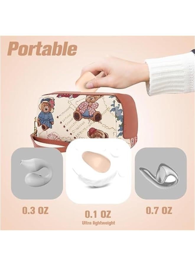 Small Clip On Open Ear Headphones Wireless Bluetooth Ear Clip Bone Conduction Conducting Headphones Headset with Mic Open Ear Bone Conduction Earbuds Head Set Head Phones Earphones - Image 5