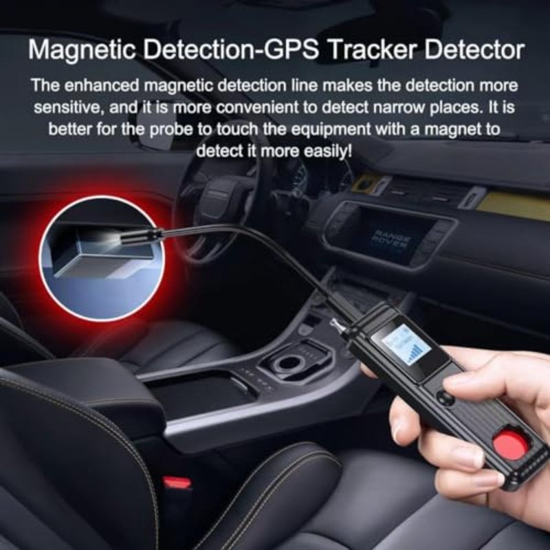 كاشف الكاميرا الخفية، كاشف مضاد للتجسس، كاشف GPS للجهاز المخفي، كاشف الكاميرا، كاشف الأخطاء، حامي الخصوصية، ماسح ضوئي للإشارة اللاسلكية RF للفنادق والمكتب والسفر المنزلي، حساسية 8 مستويات - Image 4