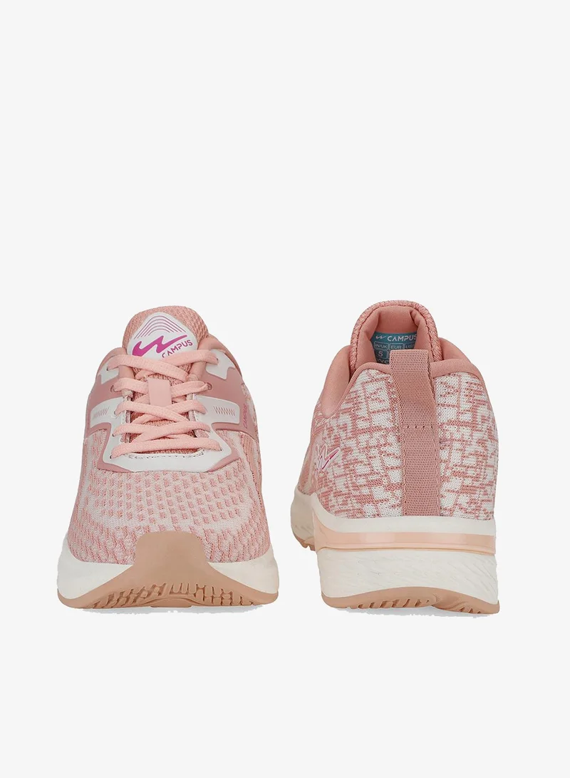 CAMPUS Peach/Off Wht Campus Women's Running Sneakers – Mesh, Cushioned Midsole – Peach/Off White for Women | Best Price UAE